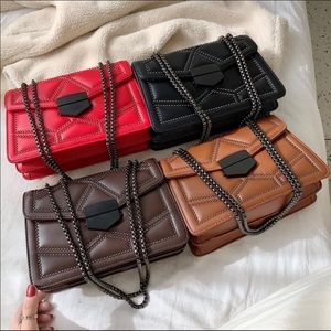 NWOT CAMEL STUDDED SHOULDER/CROSSBODY BAG